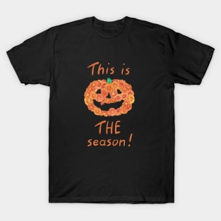 Flower pumpkin season T-Shirt